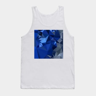 Catalina Blue Abstract Low Polygon Background Tank Top